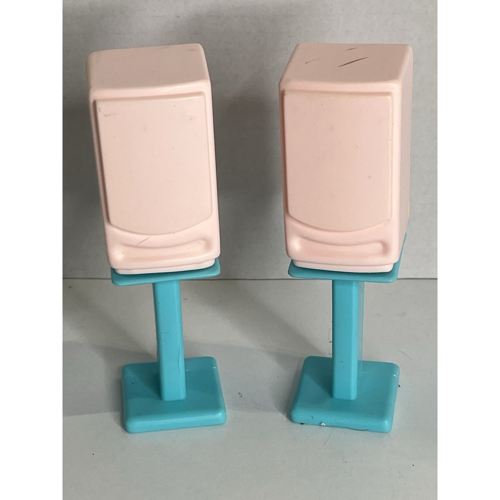 1995 Barbie So Much To Do Living Room Stereo System Speakers ONLY